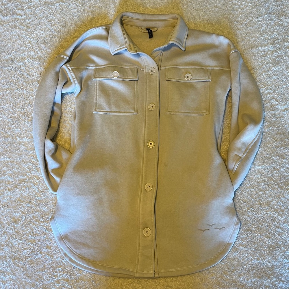 Oversized shacket